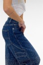 jeans elasticizzato brooklyn strass